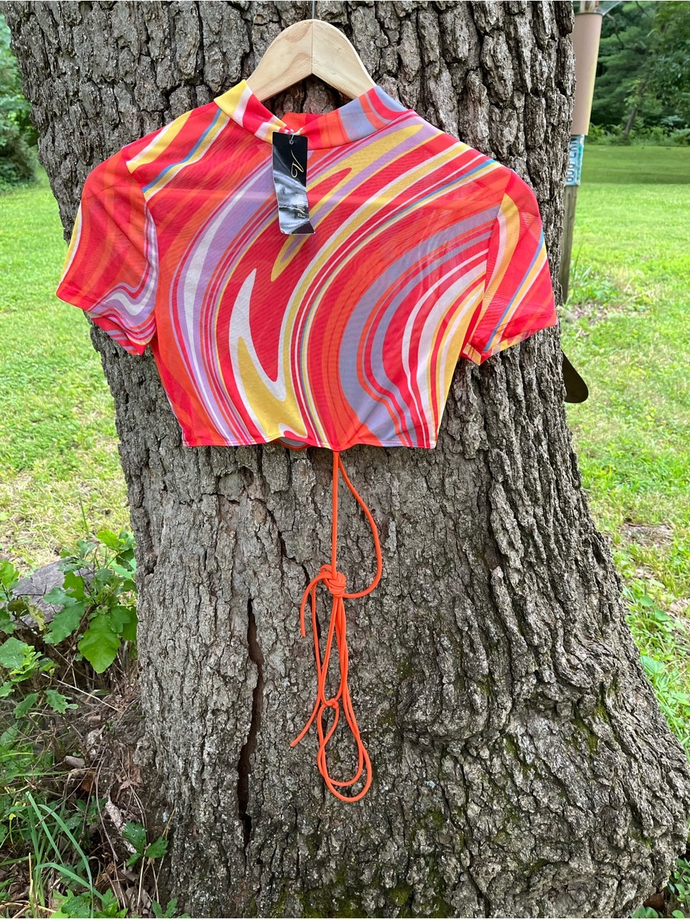 ⭐️NWT Posh by V Beach Top in size L